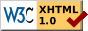 W3C - XHTML 1.0